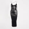 The Camilla Faux Leather Dress