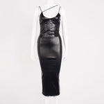 The Camilla Faux Leather Dress