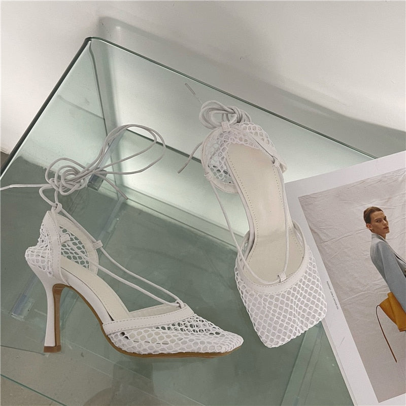 The Riri Heel - White