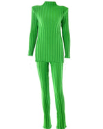 Thick Rib Knit Two Piece Set