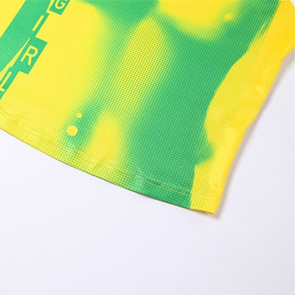 Retro 3D Body Art Tank Top