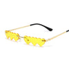 Heart Lens Rimless Sunglasses