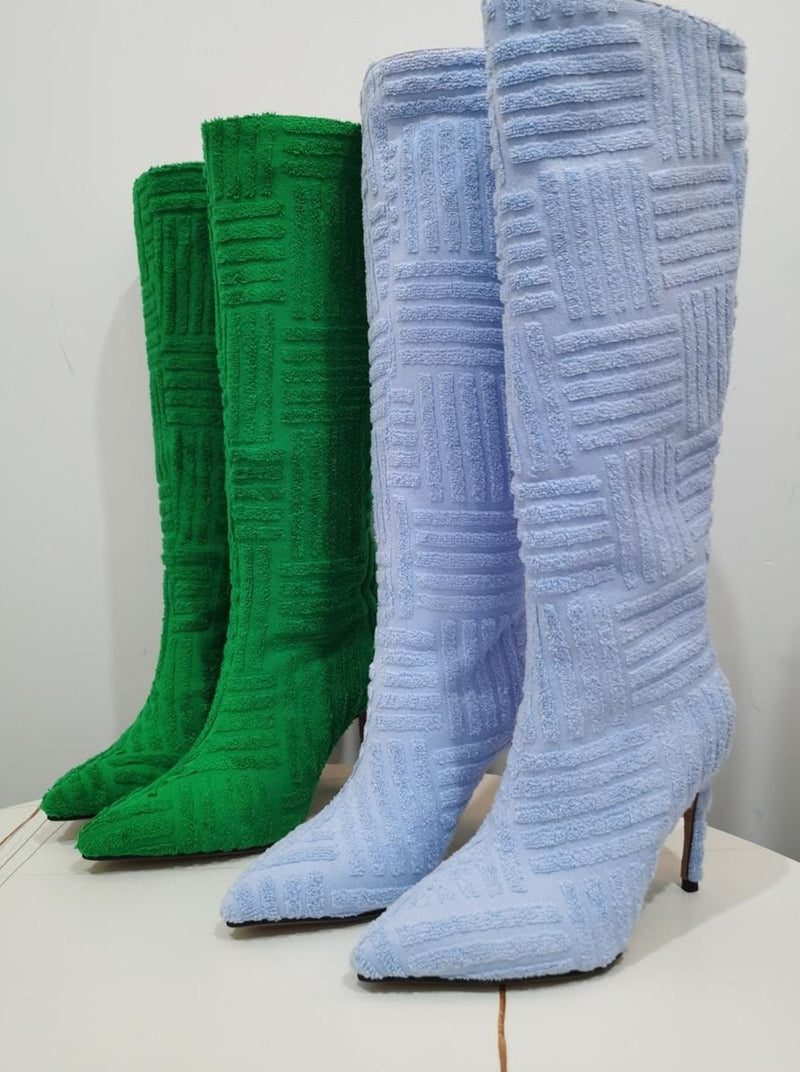 Knit Knee High Boot