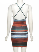 Striped Bodycon Mini