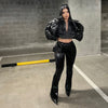 The Faux Patent Leather Pant