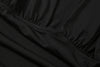 Deep V Neck Bodysuit - Black