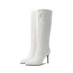 Knit Knee High Boot